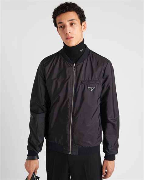 bomber prada jacket womens|Prada nappa bomber jacket.